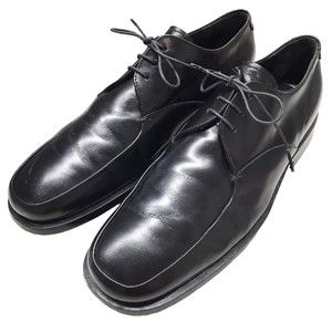 Prada shoes toe black leather